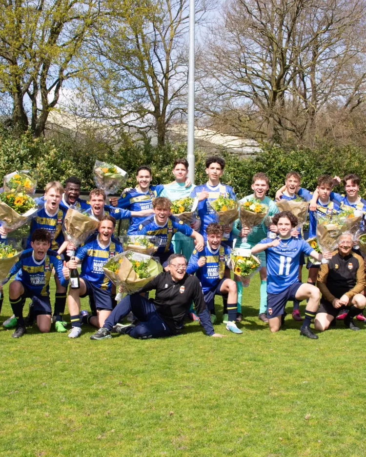 Willem II O17 hengelt kampioenschap binnen