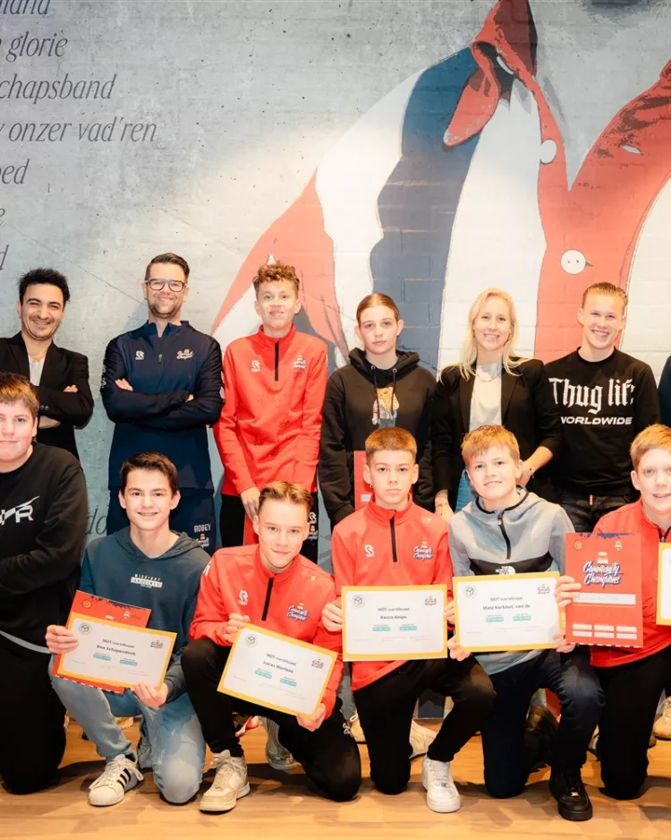 Certificaatuitreiking​en Community Champions
