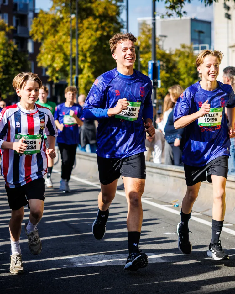 Jeugdteams Willem II actief tijdens de Tilburg Ten Miles